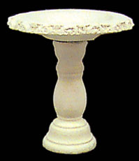 Dollhouse Miniature Yard Ornament, Bird Bath